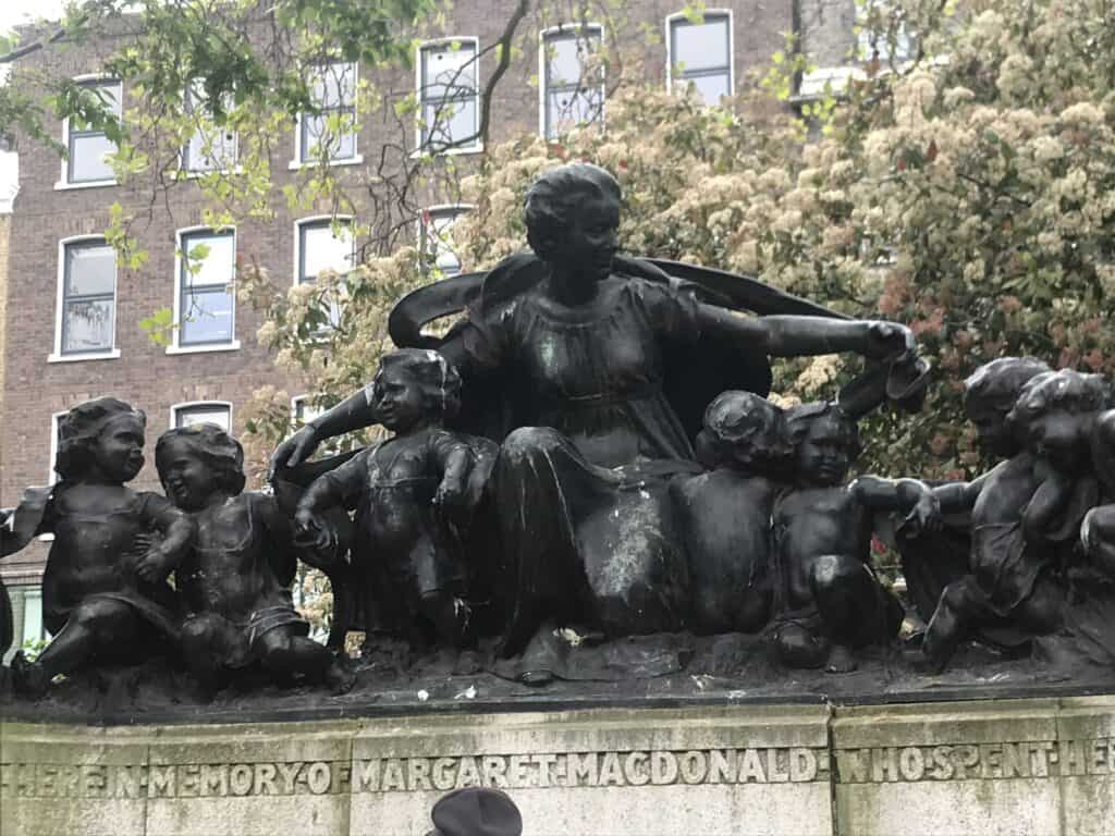 Margaret Macdonald memorial by Richard Reginald Goulden, (c) S McNamara, 2021