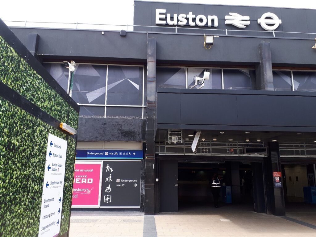 Euston Station, West Side, (c) Paul Guest, 2021