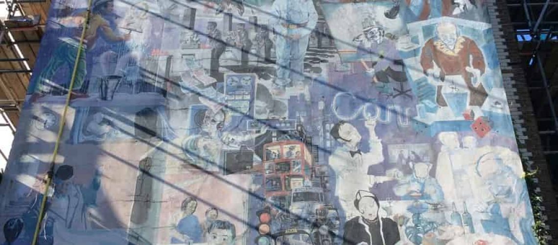 Fitzrovia Mural By Jean