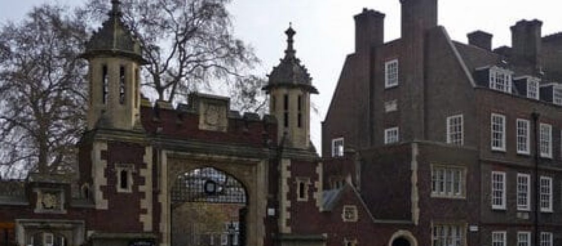 photo of the west gate of Lincoln's Inn by Christine Matthews